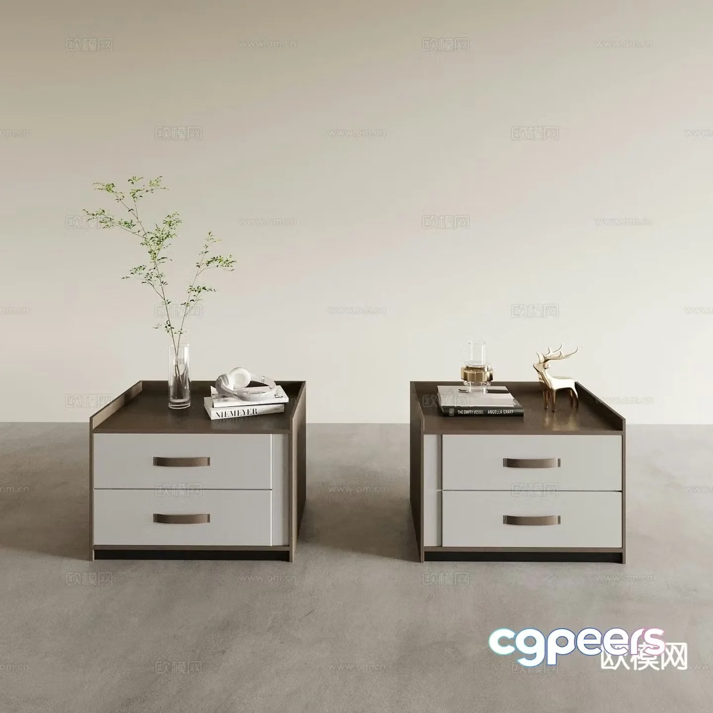 bedside table 3d model