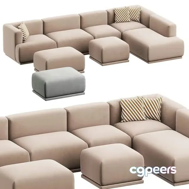 3ds Max Free – MODULAR SOFA MARSO FROM JAMNI