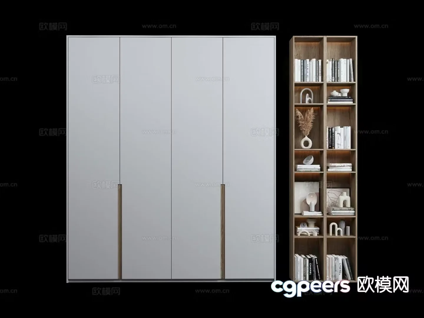 Modern Wardrobe Wardrobe 3d Model