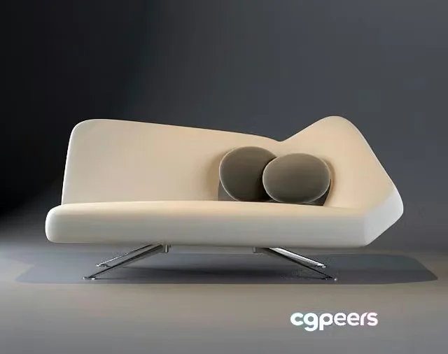 3ds Max Free – Bonaldo – Papillon sofa