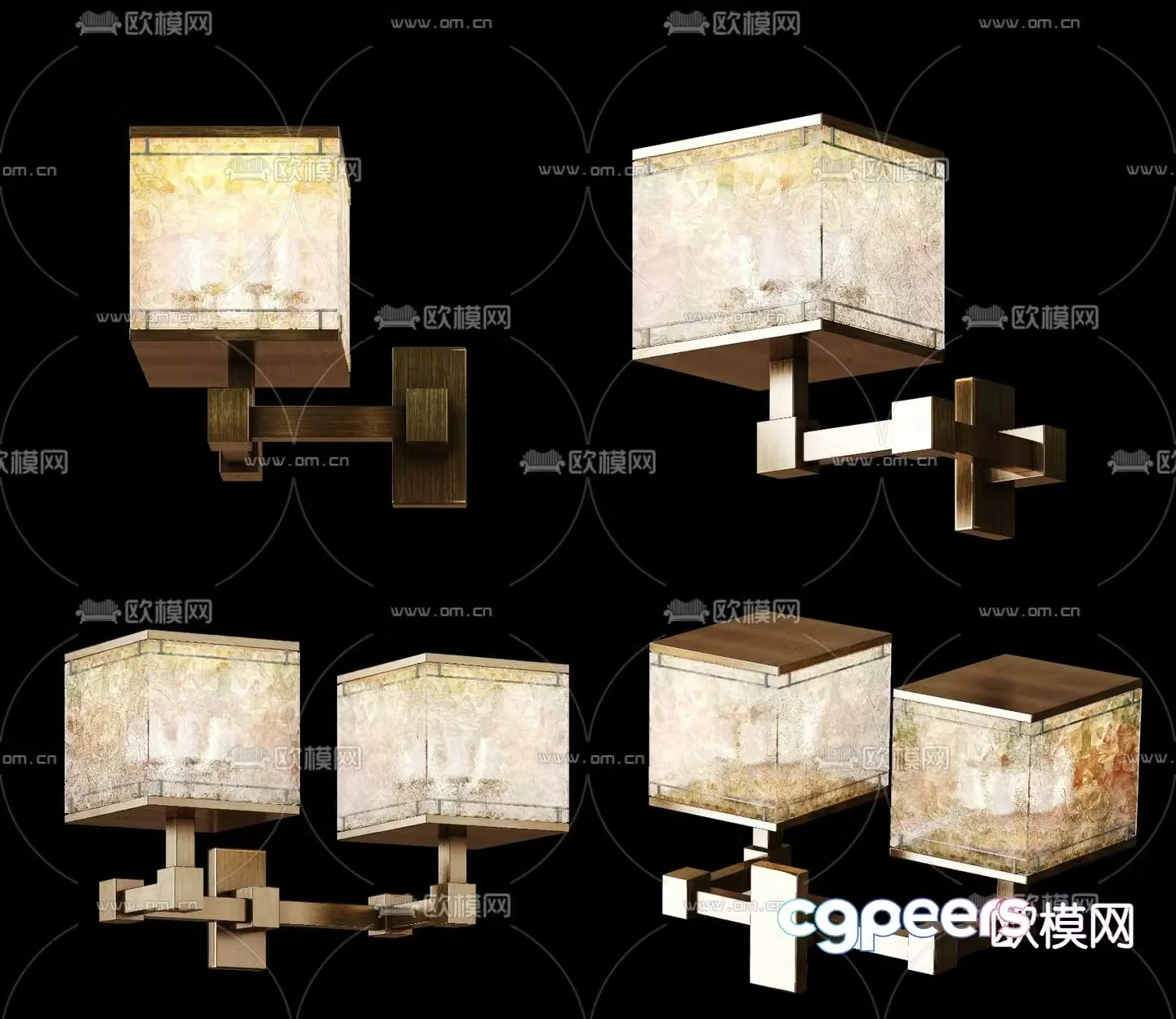 CCD wall lamp 3d model