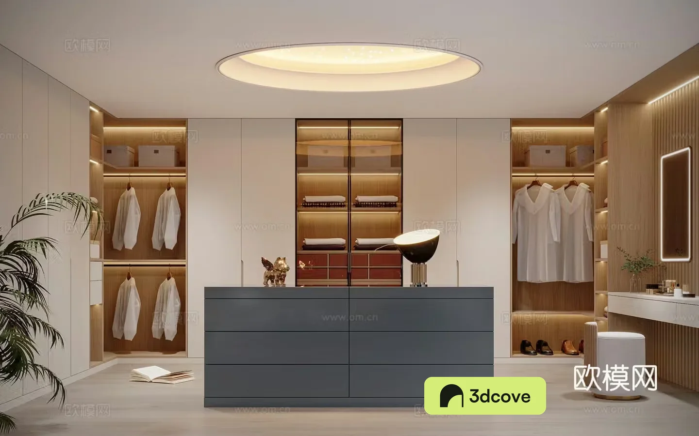 Modern cloakroom