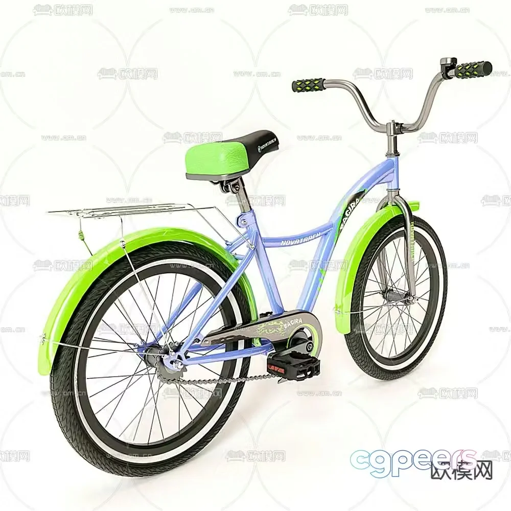 Modern children’s bicycle 3d model