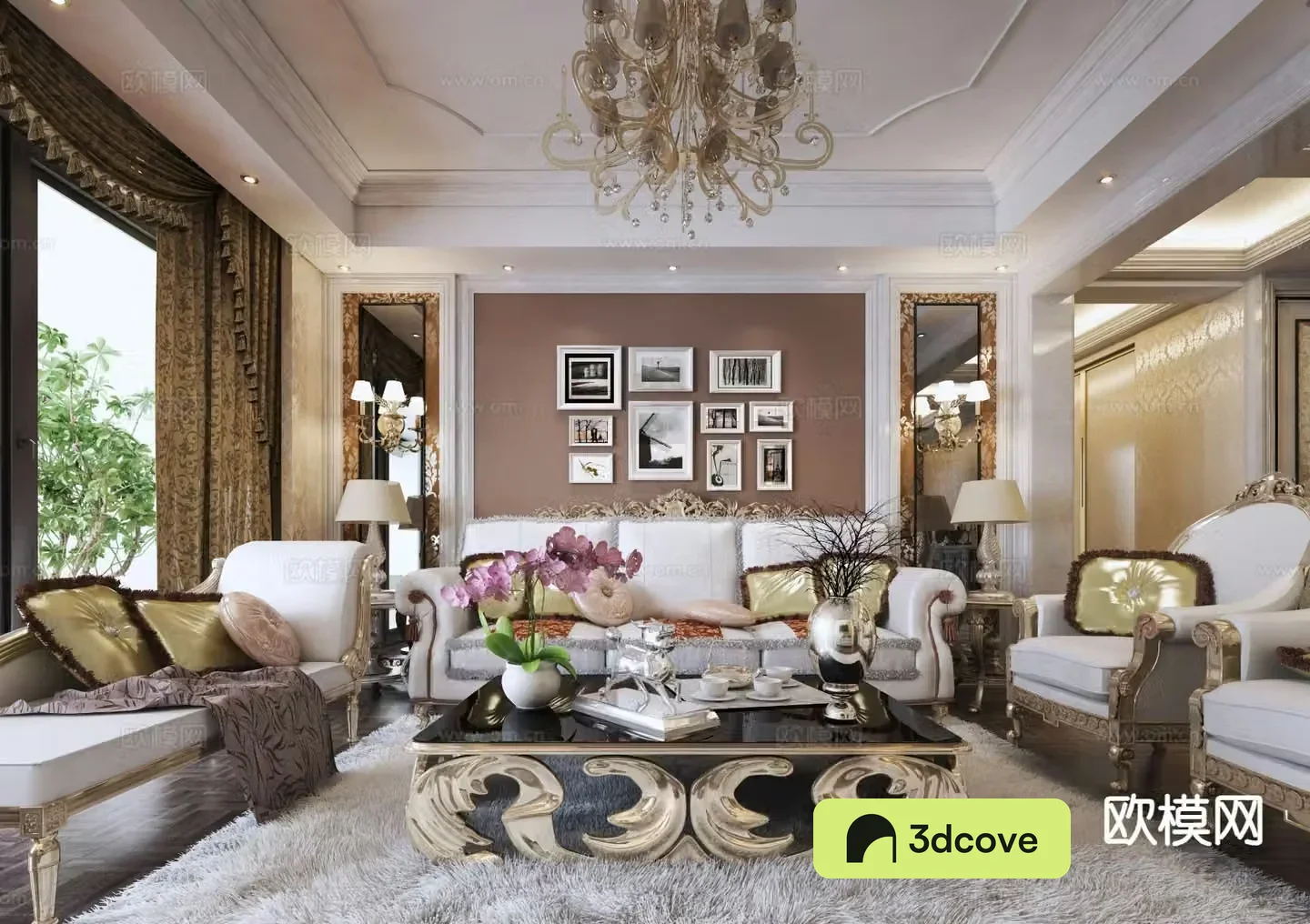European style living room