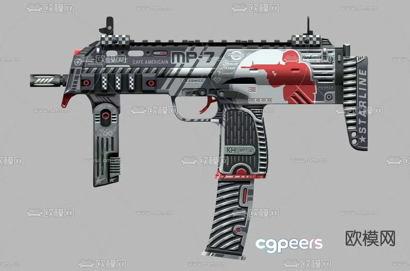 Children’s pistol Children’s rifle toy 3d model
