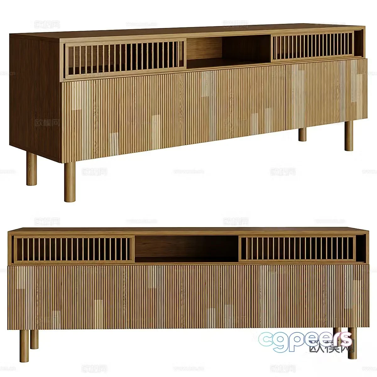 New Chinese TV cabinet 3D model