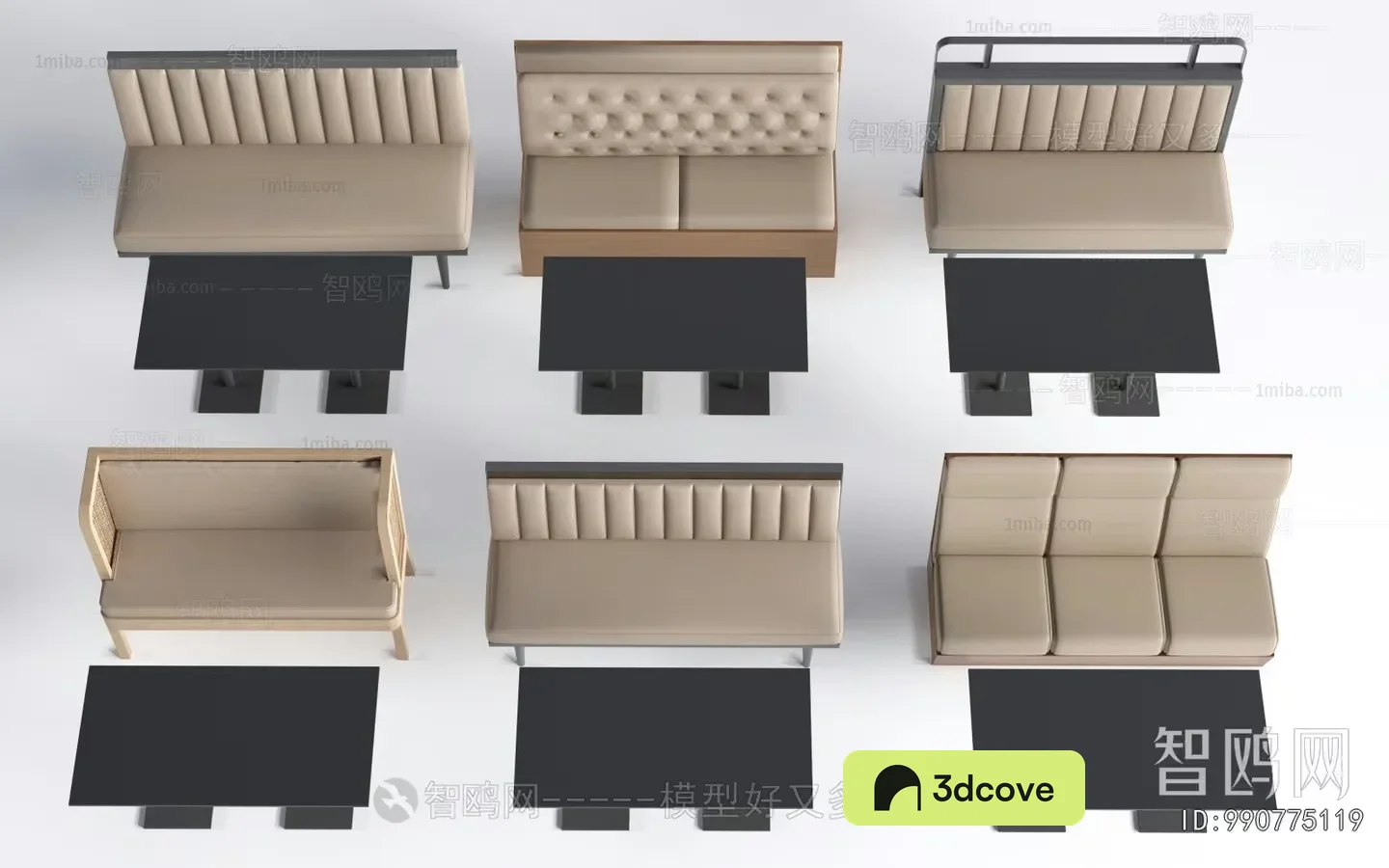 A Collection Of Beige Couches