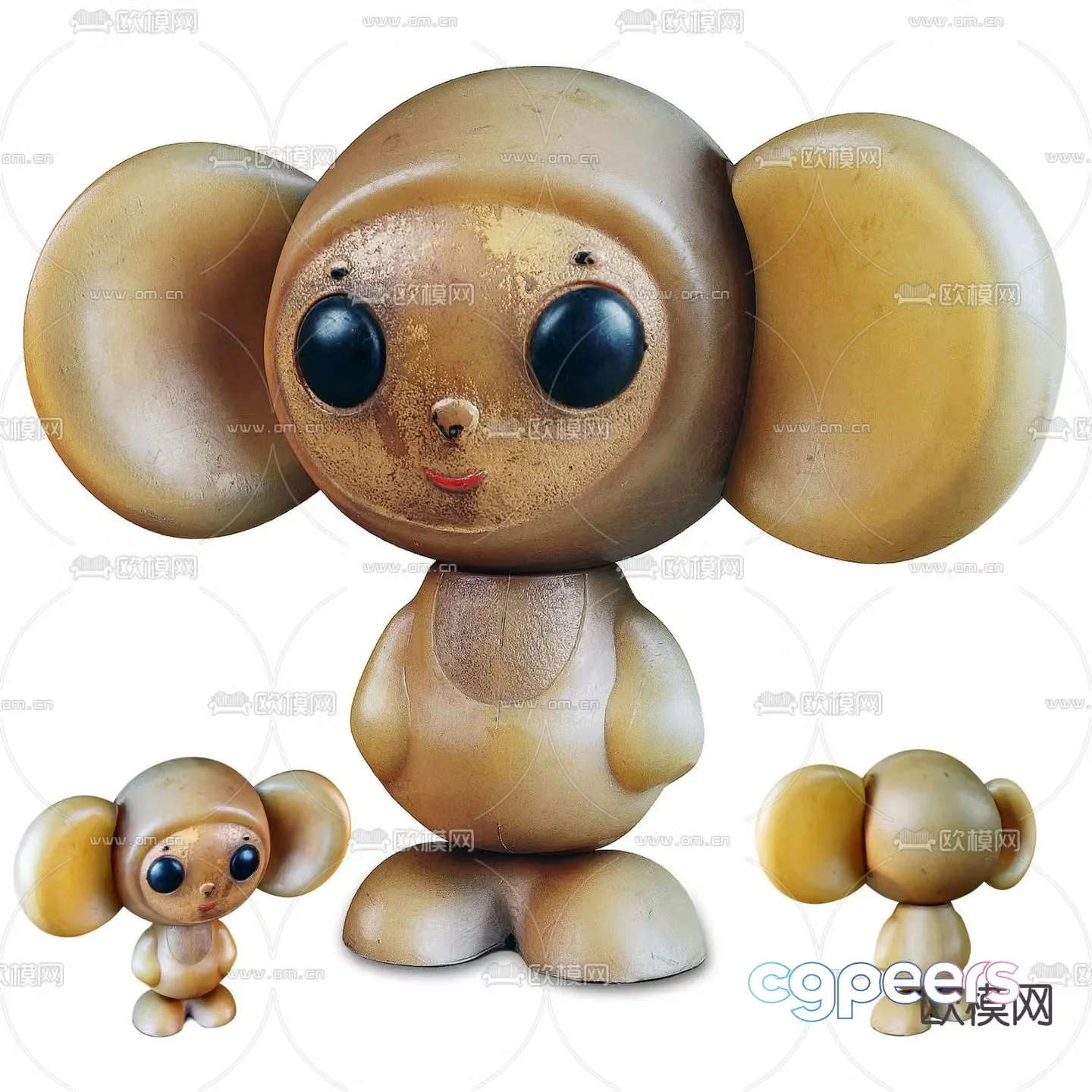 Modern mouse toy ornament 3d model