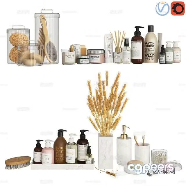 Decoration ornaments Bathroom decoration 3D model