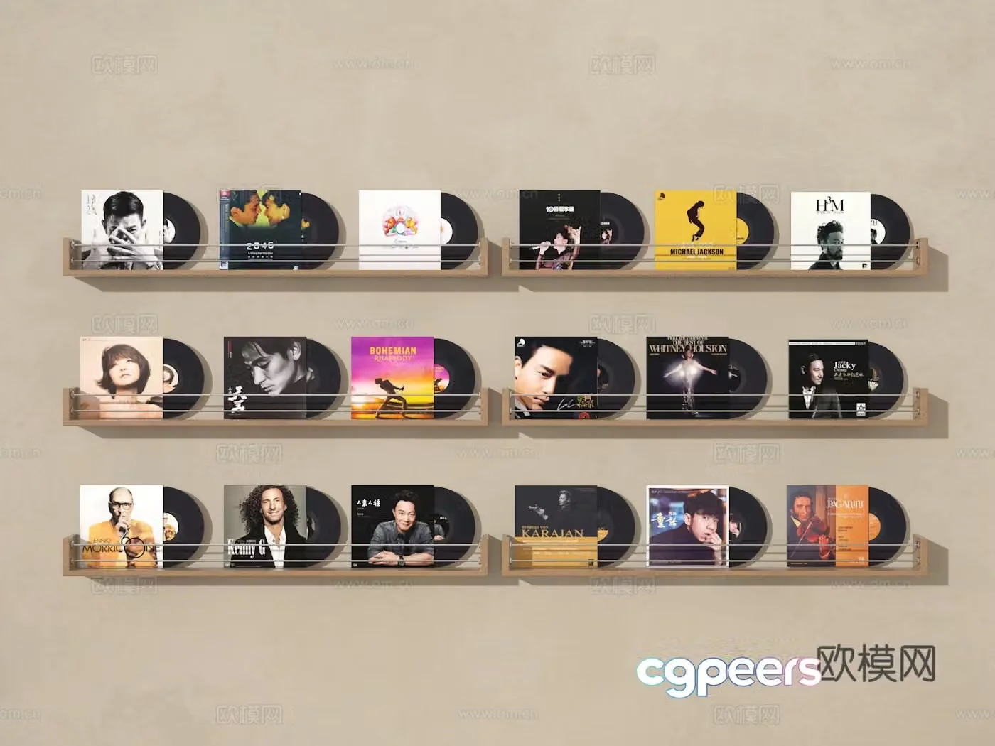 3D model of singing disc