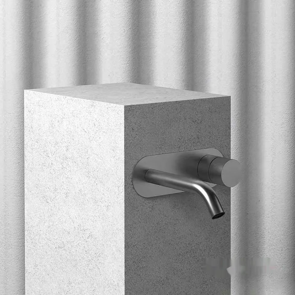 Modern Silver Faucet 3D Model – 7500 – VRAY Render
