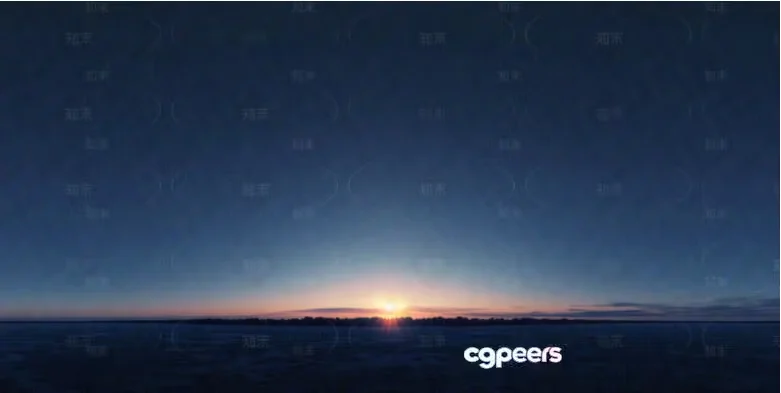 A Sunset Over Water 3D Model – 2532 – VRAY Render