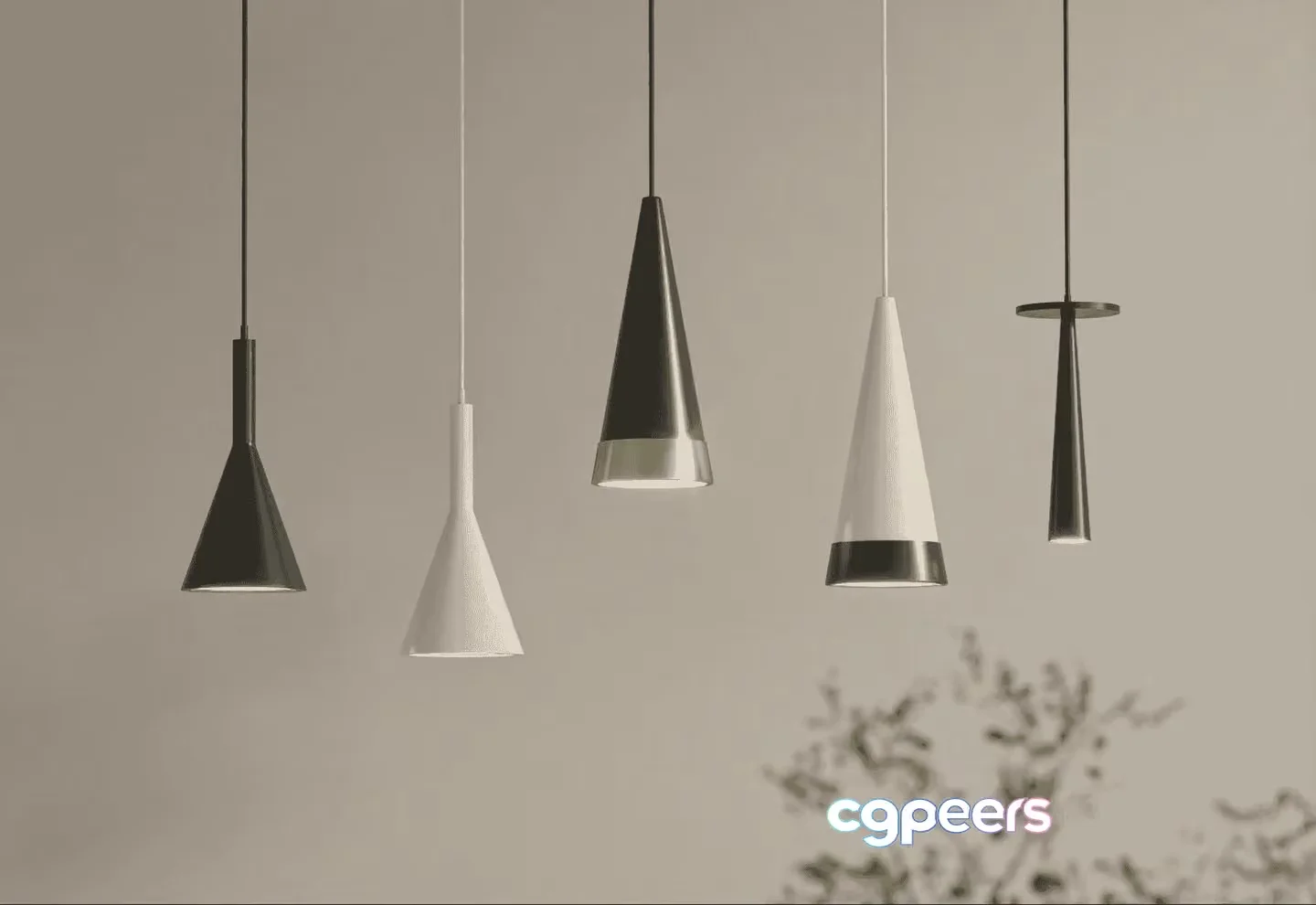 Modern Light Fixtures 3D Model – 13520 – VRAY Render