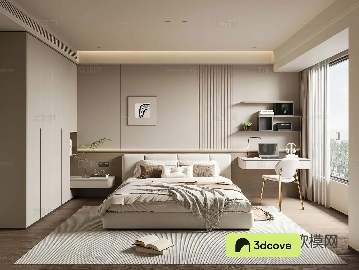 Modern bedroom second bedroom