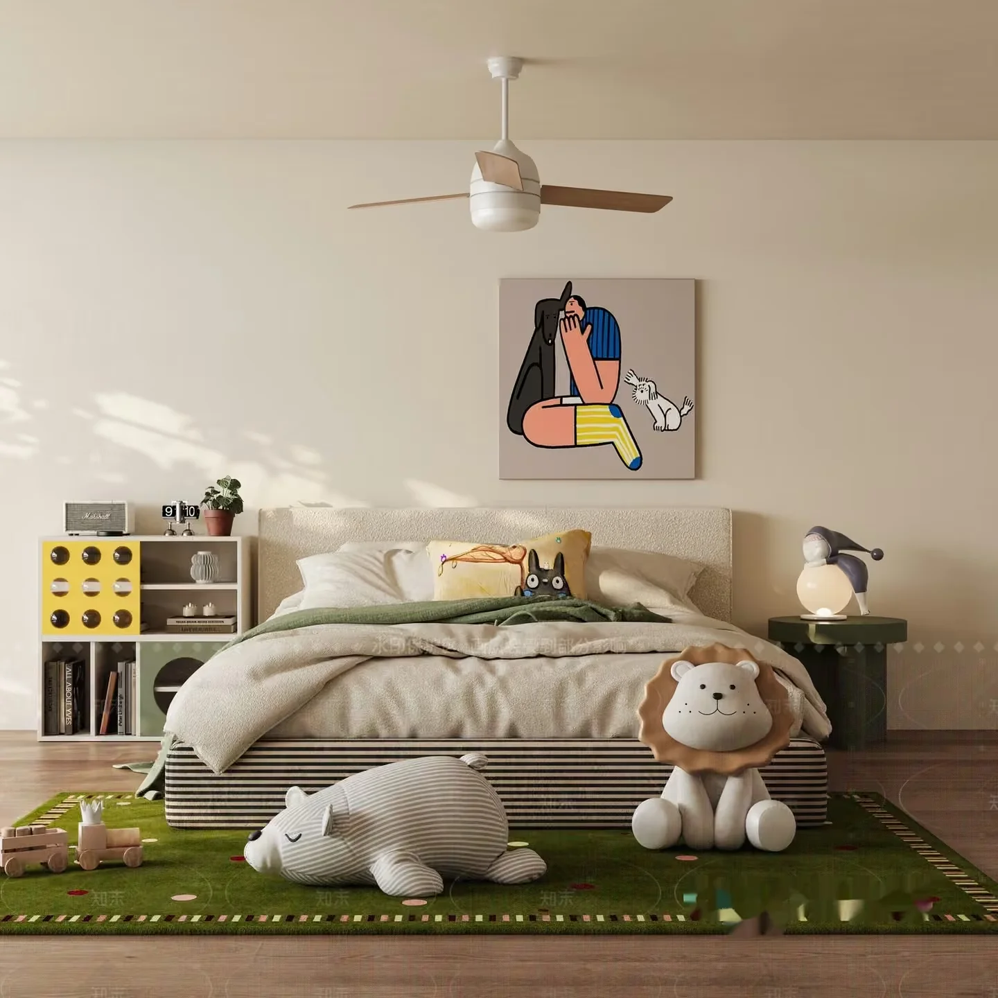 Cozy Children’S Bedroom 3D Model – 1088 – VRAY Render