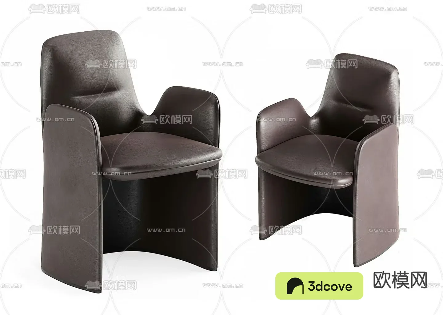 Pertica red brown lounge chair
