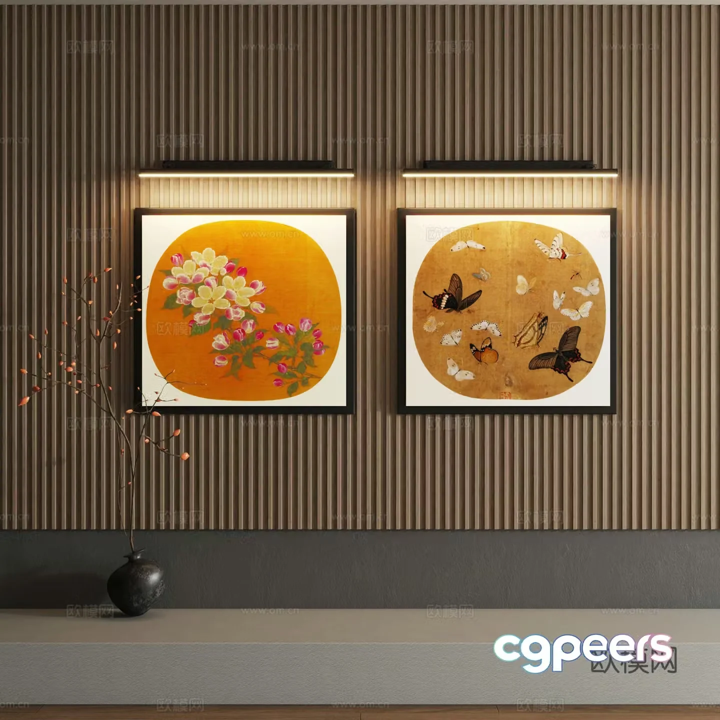 Song’s decorative painting 3d model