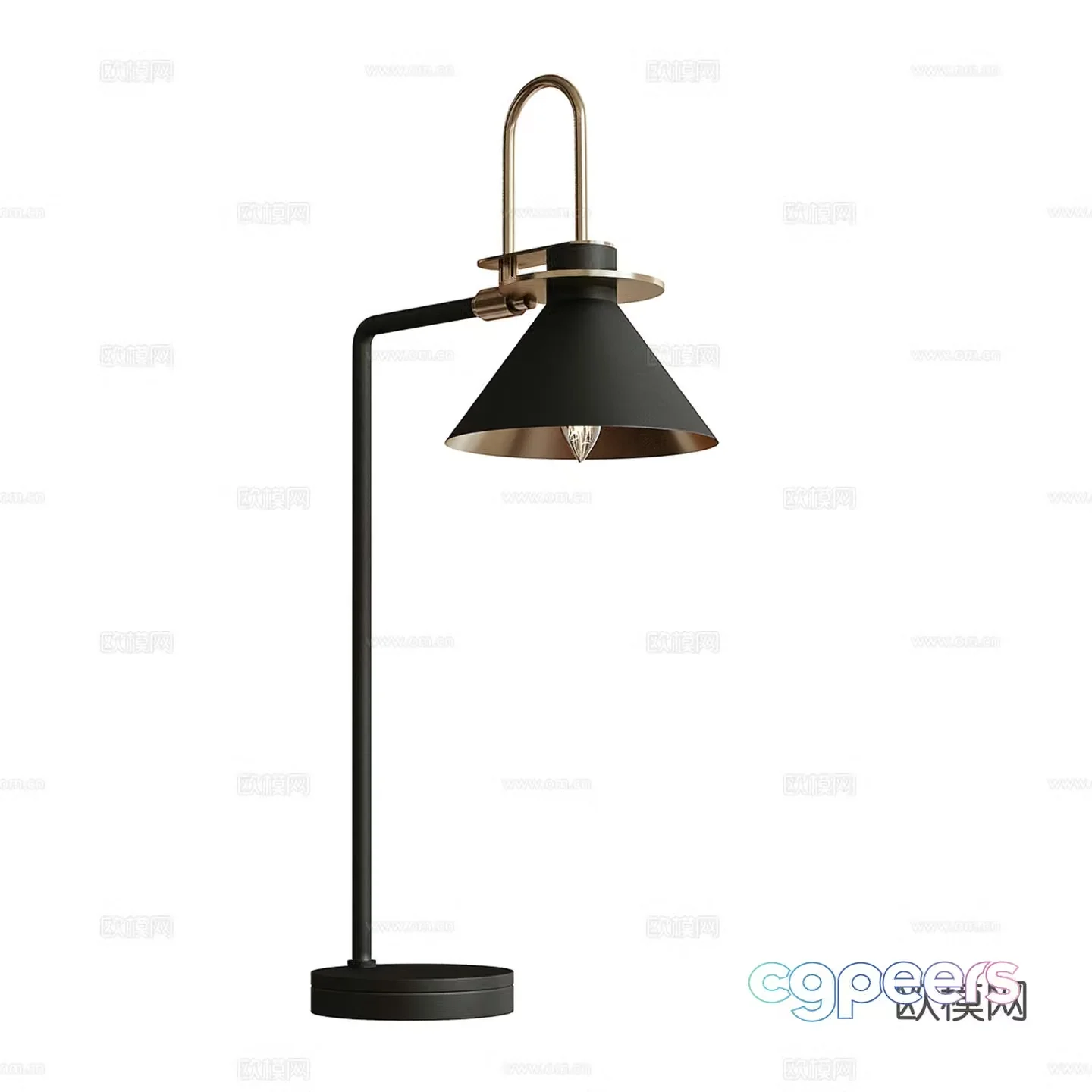 Modern light luxury minimalist desk lamp 3D model