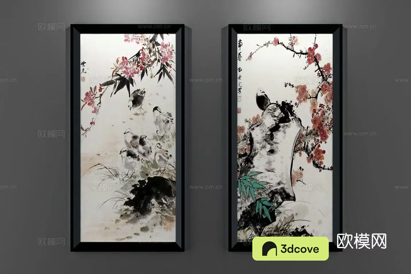 New Chinese style decorative painting ink painting hanging painting