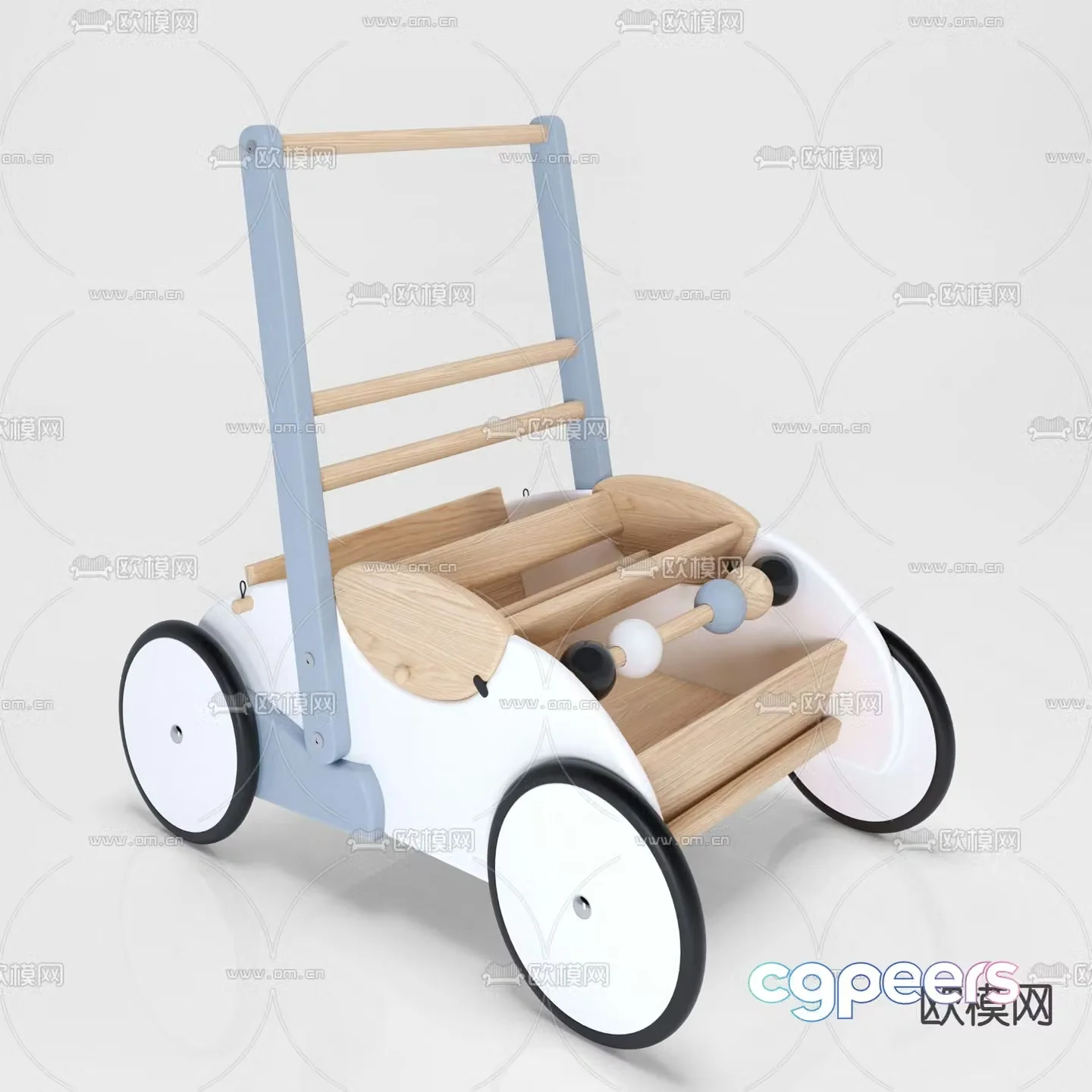Children’s toy car 3d model