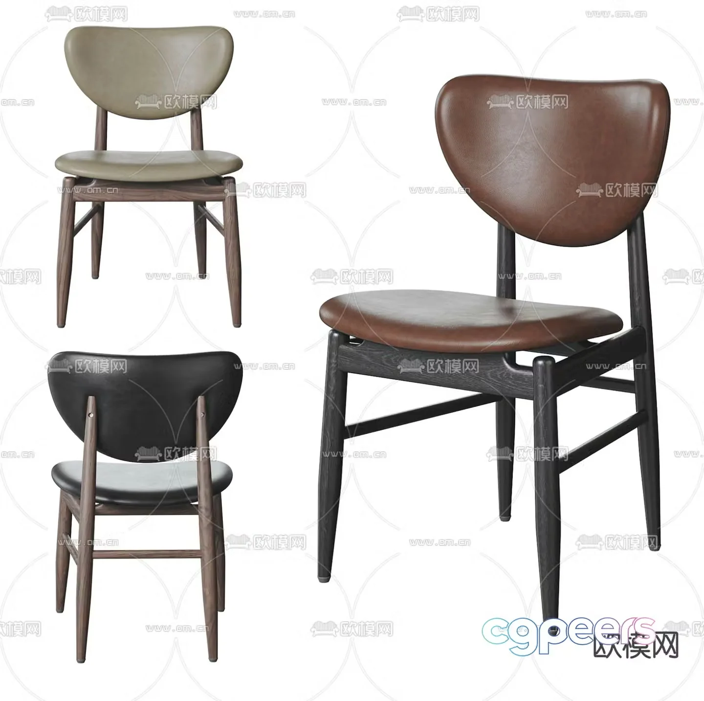 BAXTER single chair 3d model