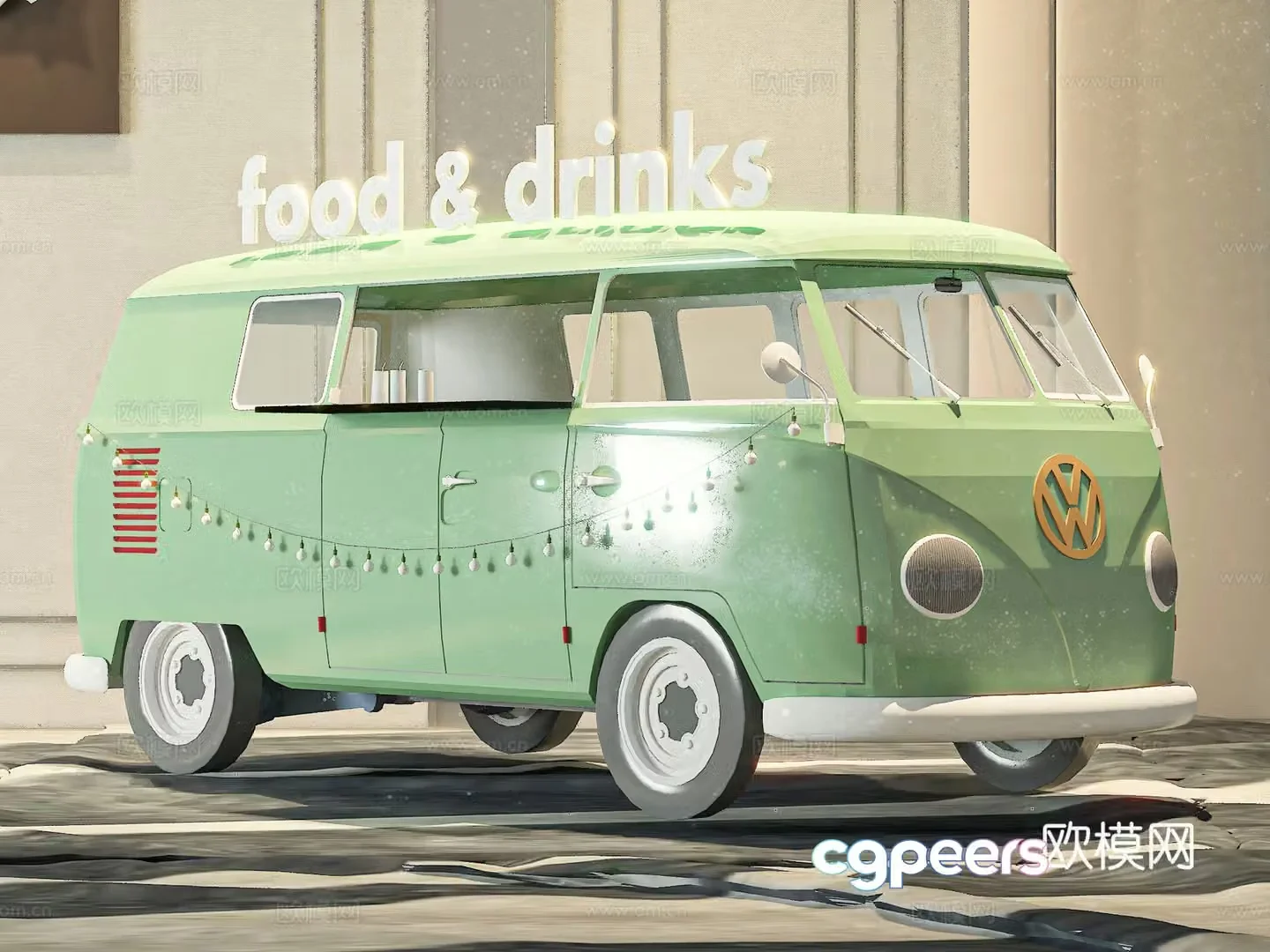 food truck food truck 3d model