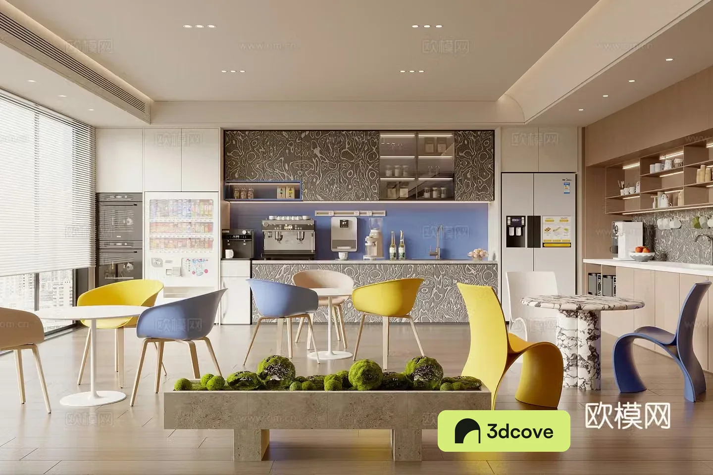 Modern office pantry