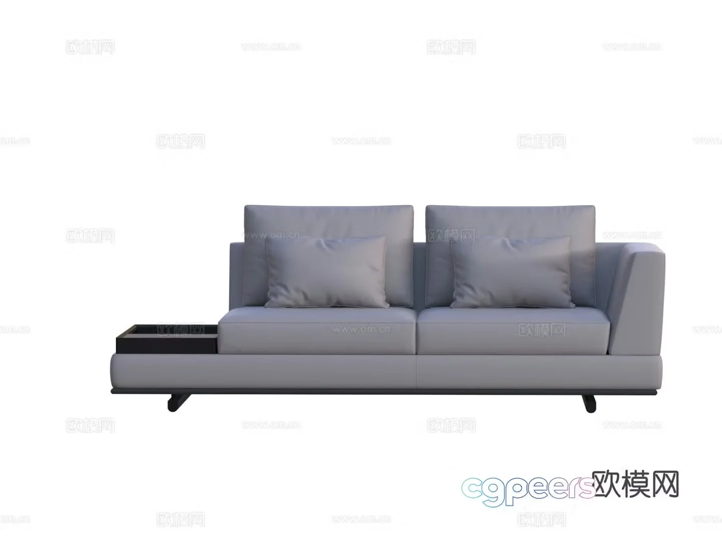 Su TG double sofa 3D model