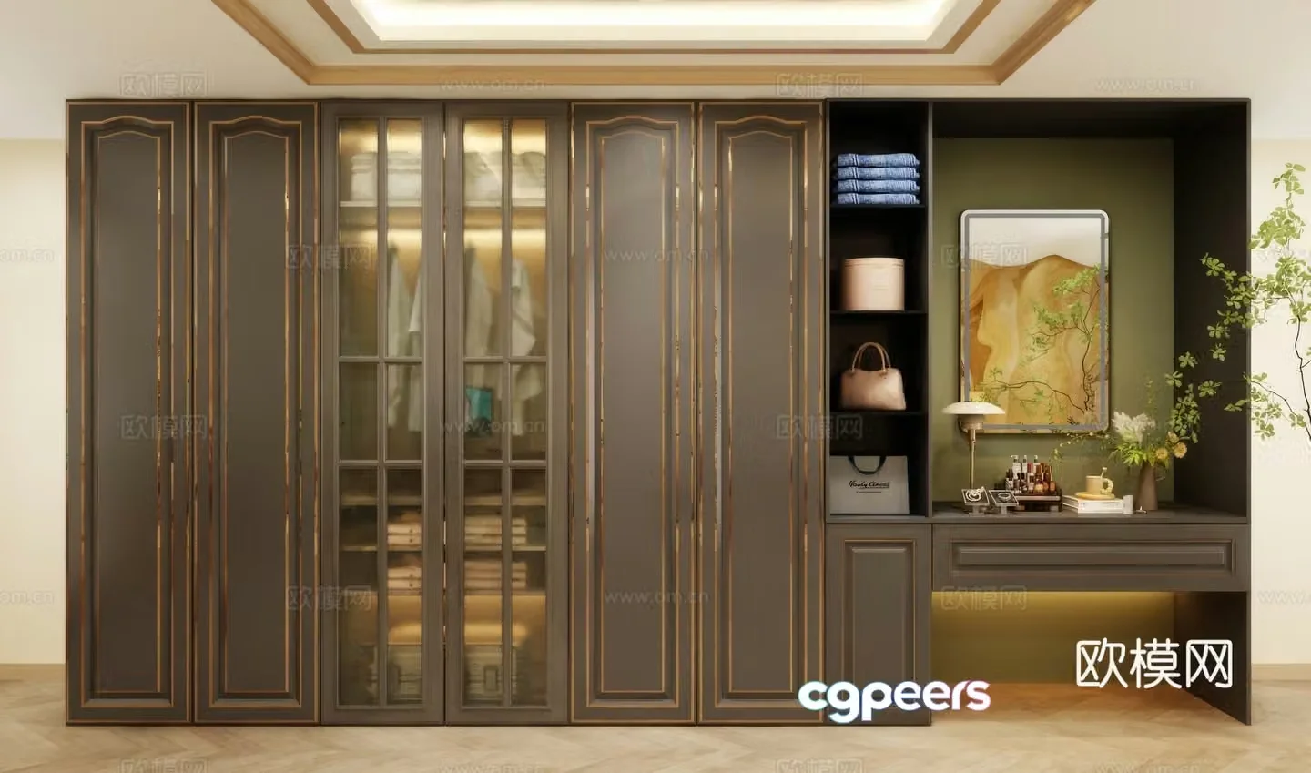 Wardrobe design Wardrobe renderings Wardrobe wardrobe design Wardrobe cabinet 3d model