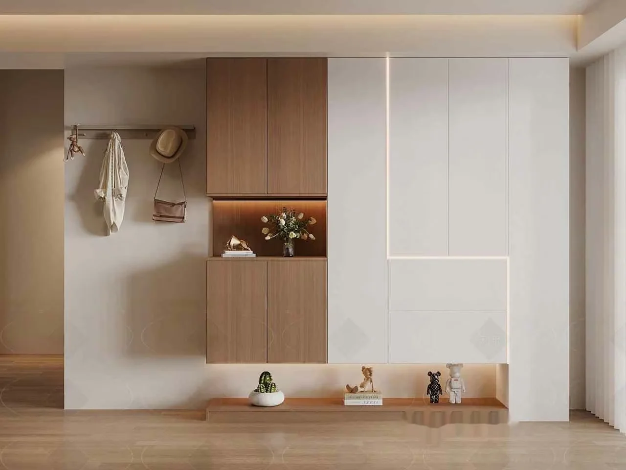 Modern Minimalist Interior 3D Model – 7153 – VRAY Render