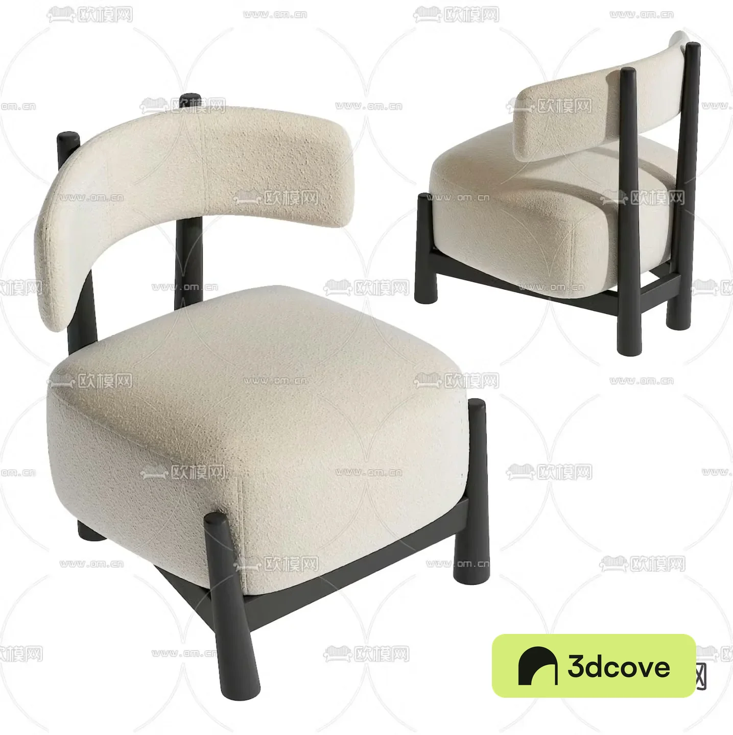 Modern single sofa