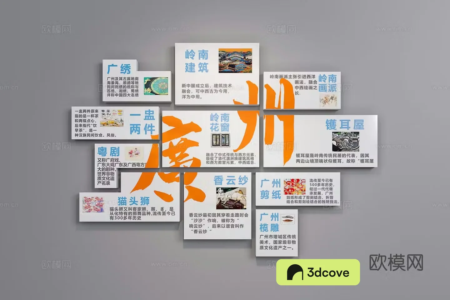 Internet celebrity wall photography check-in wall city famous art combination painting decorative painting