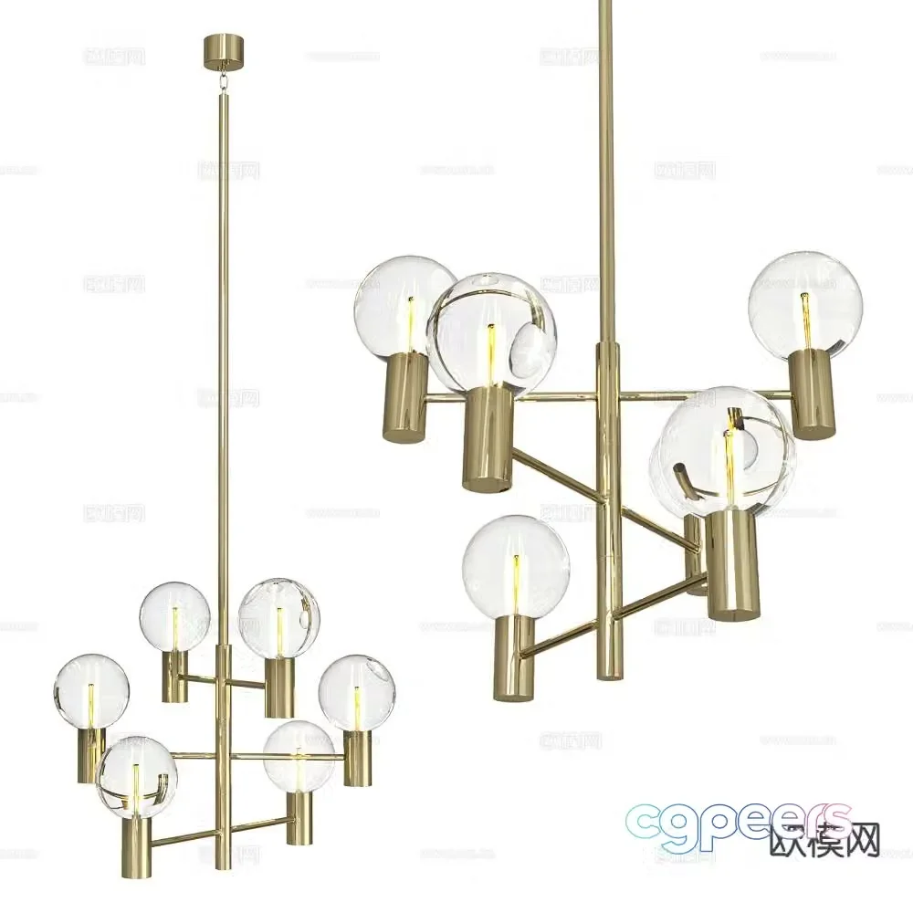 Markslojd chandelier 3d model