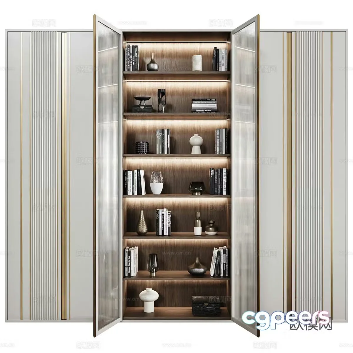 Display locker 3D model