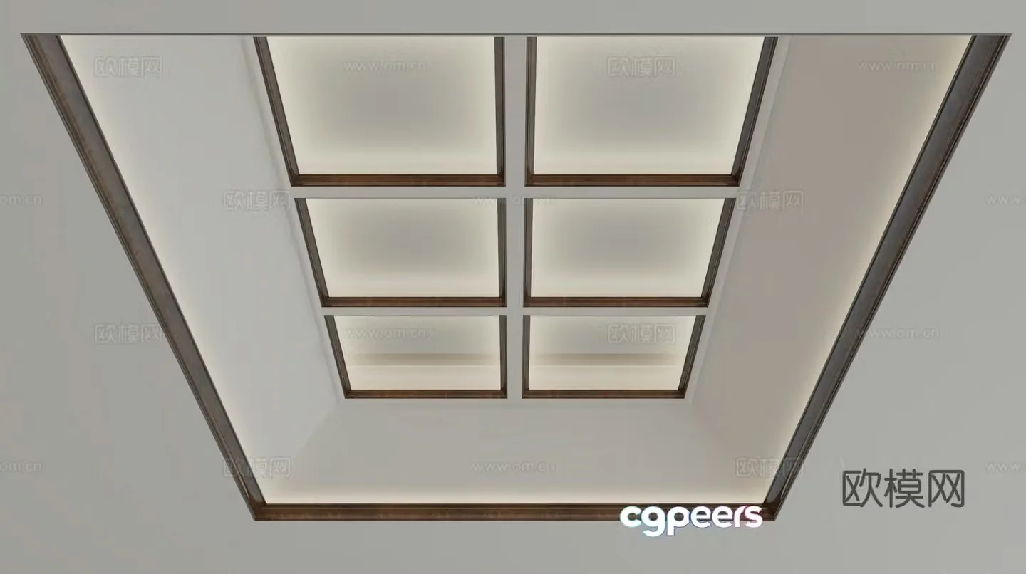 European style ceiling 3D model