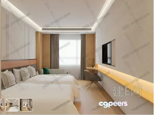 Cozy Bedroom 3D Model – 17061 – VRAY Render