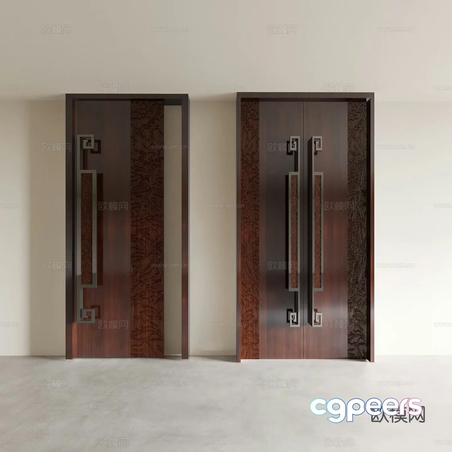Security door main door entrance door outdoor door outdoor door single-open door swing door 3d model