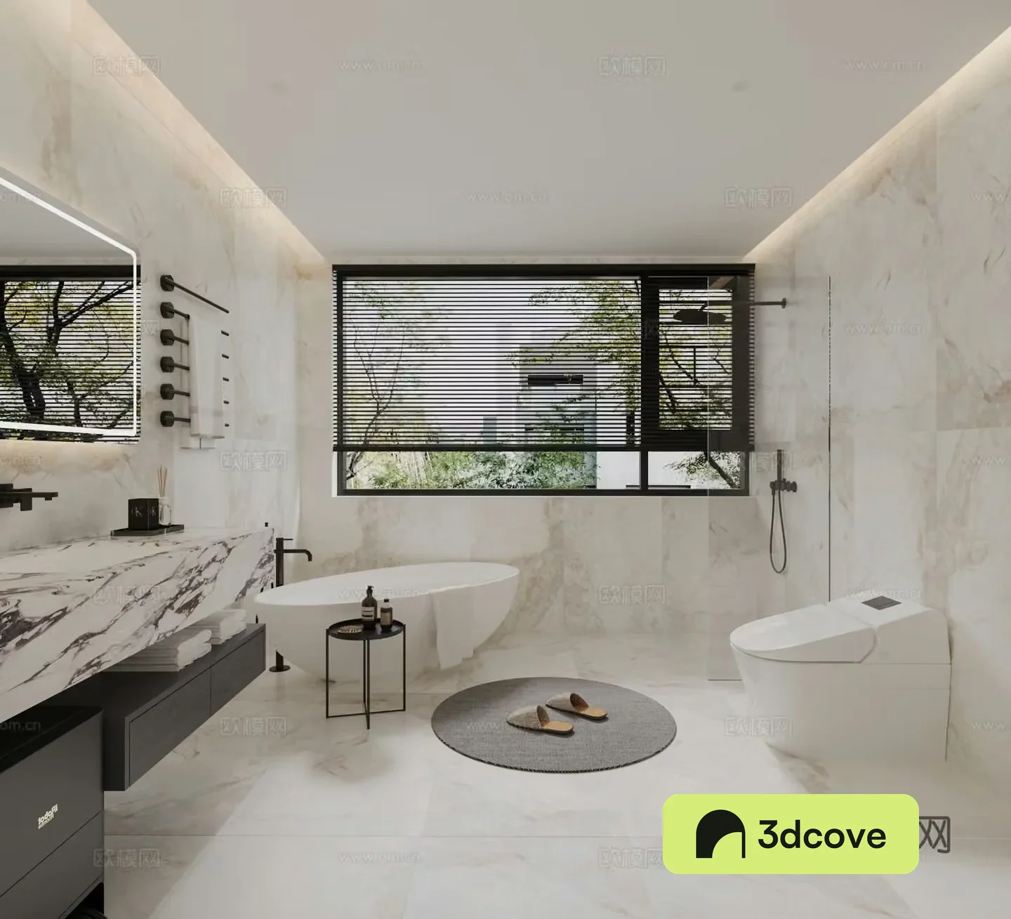 Modern bathroom master bathroom
