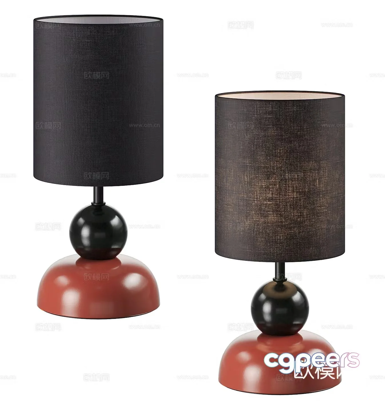 Modern desk lamp 3d model