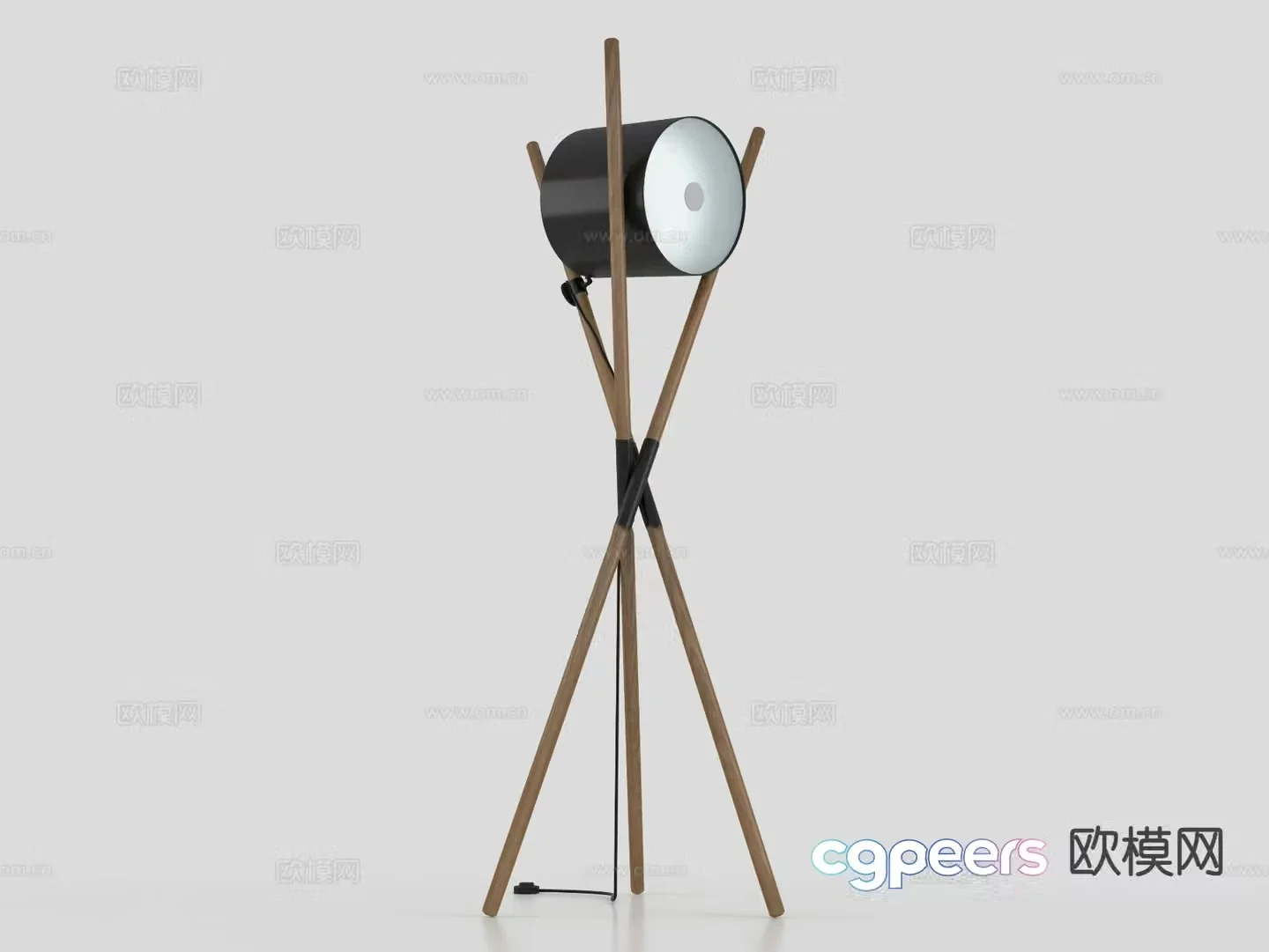 Modern floor lamp 3d model
