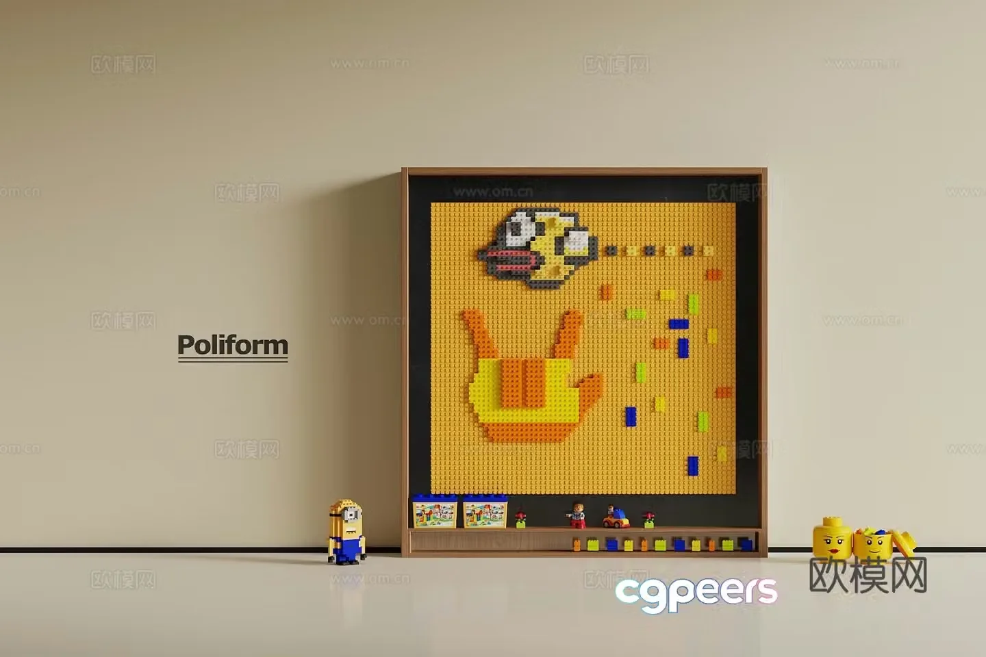Lego toy 3d model