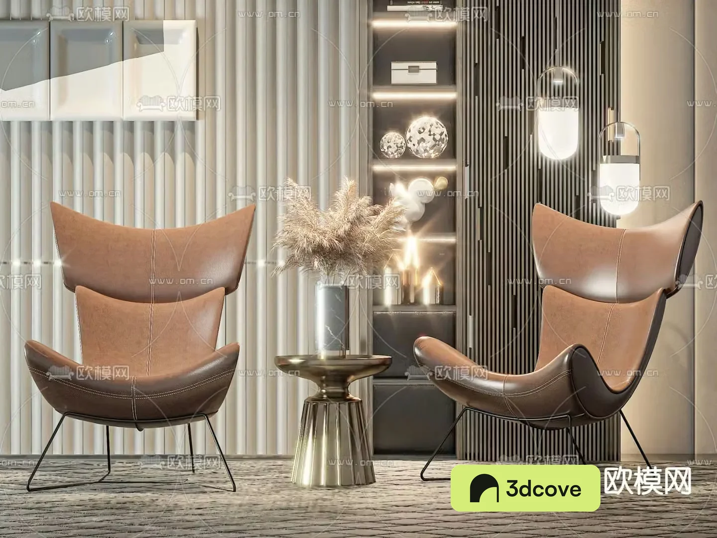 Light luxury sofa chair leisure chair table