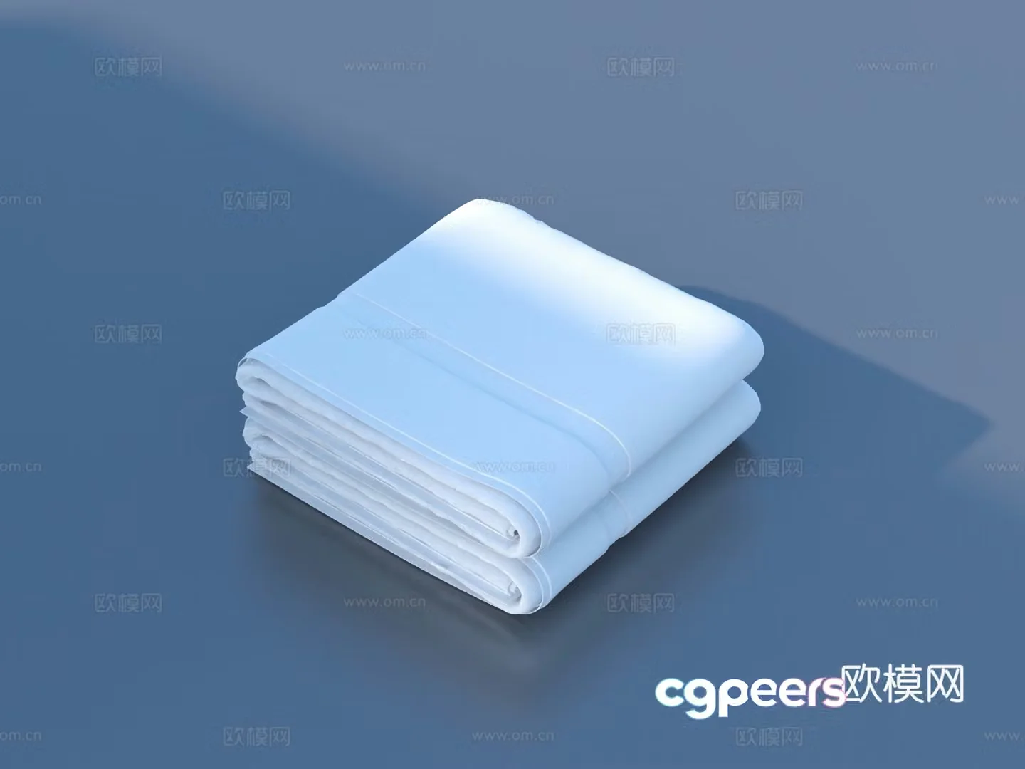 Towel Bath Towel Toilet 3D Model