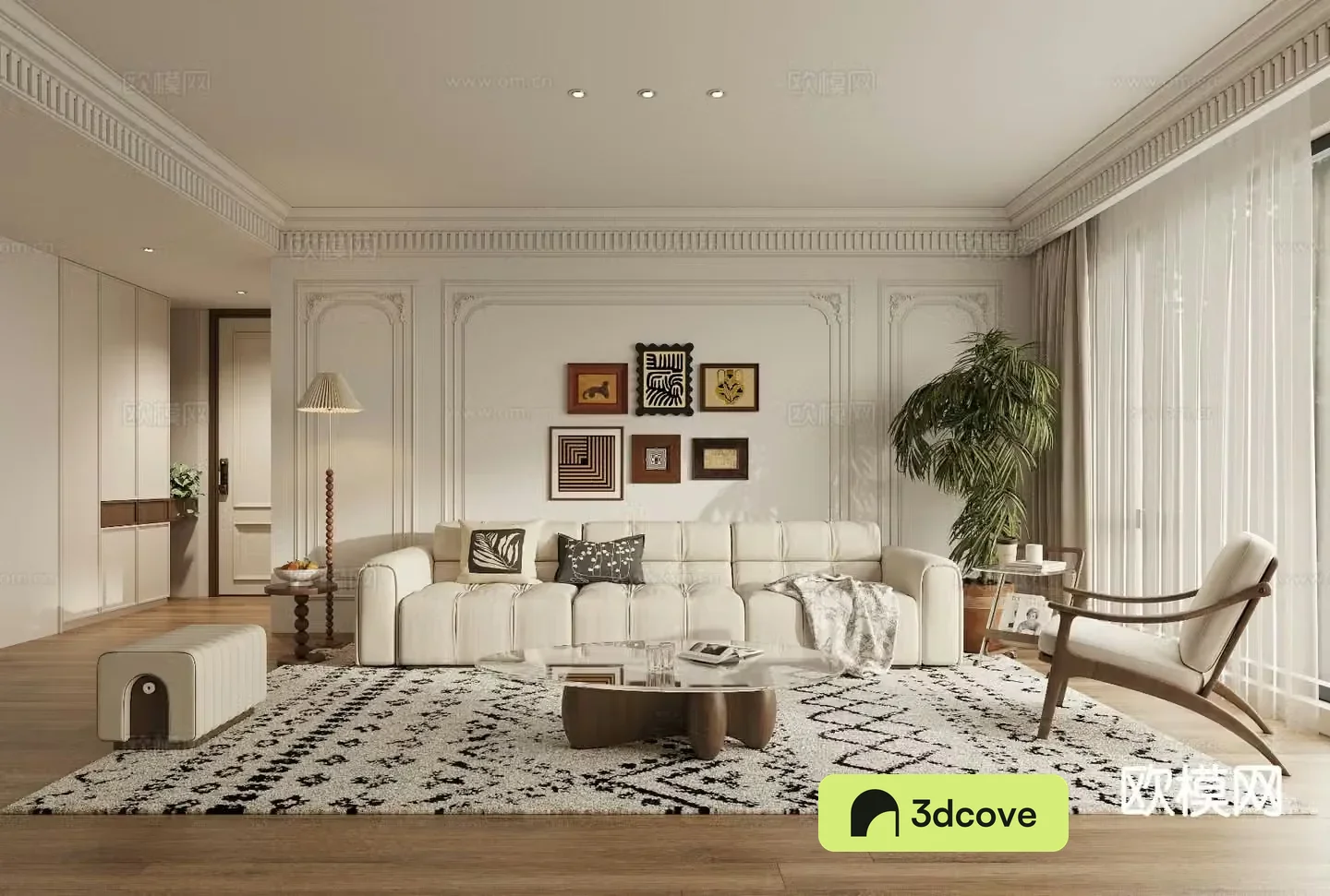 French living room