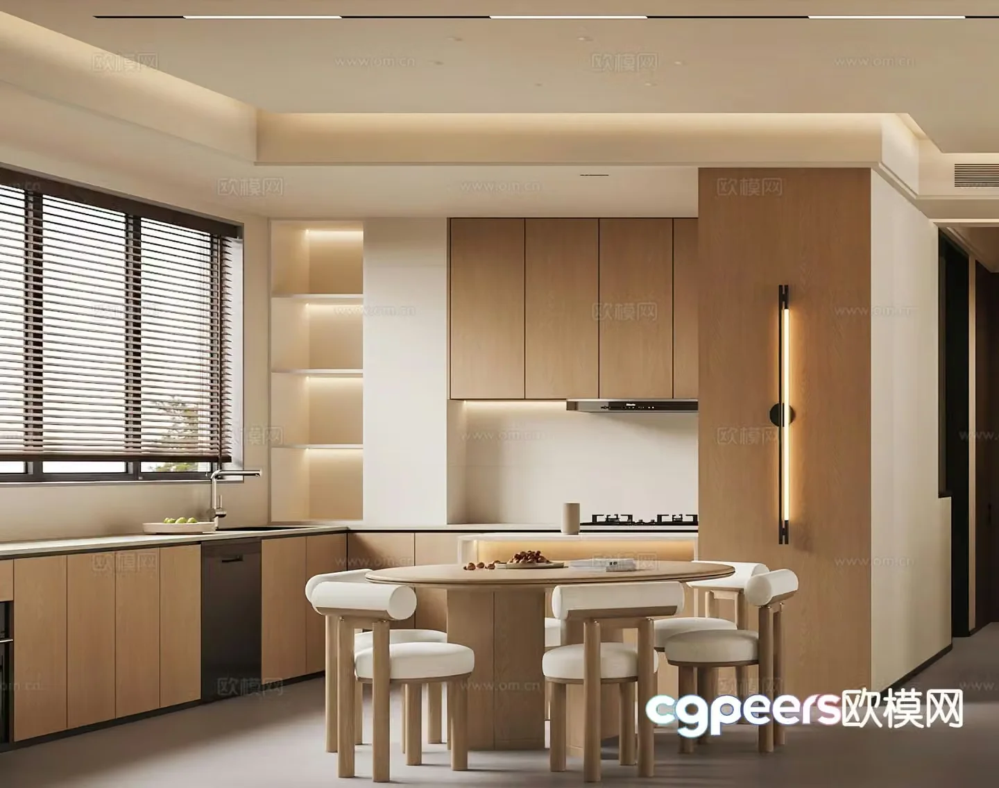 Modern restaurant 3d model