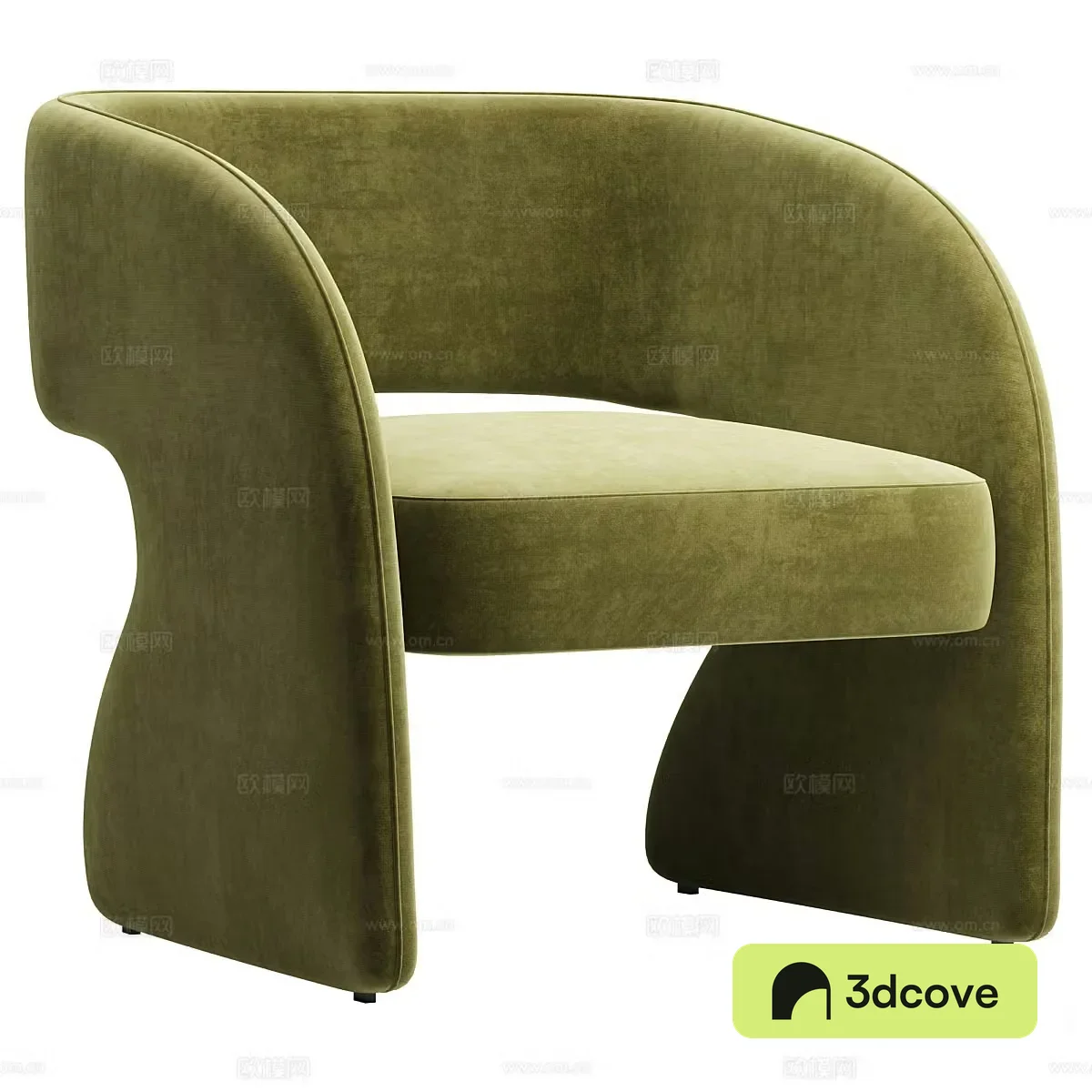 Modern Italian Stella lounge chair