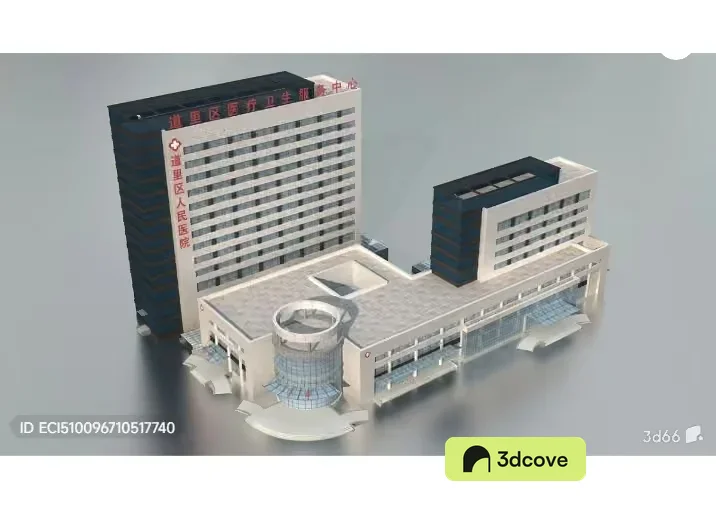 A 3D Rendering Of A Building