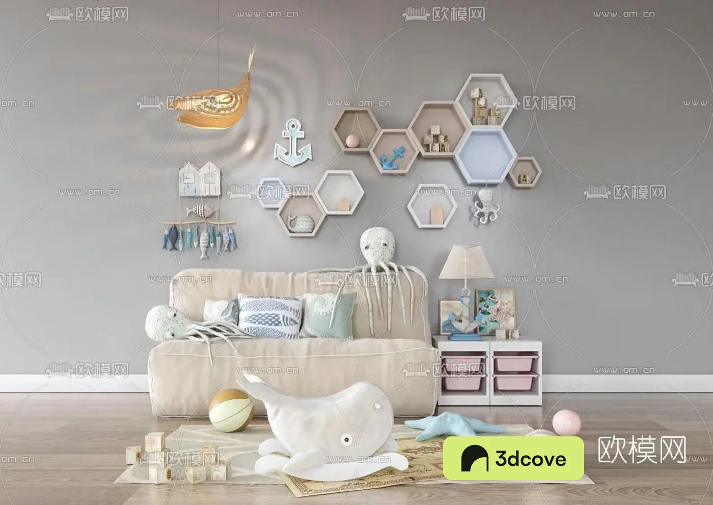 Mediterranean children’s sofa toy