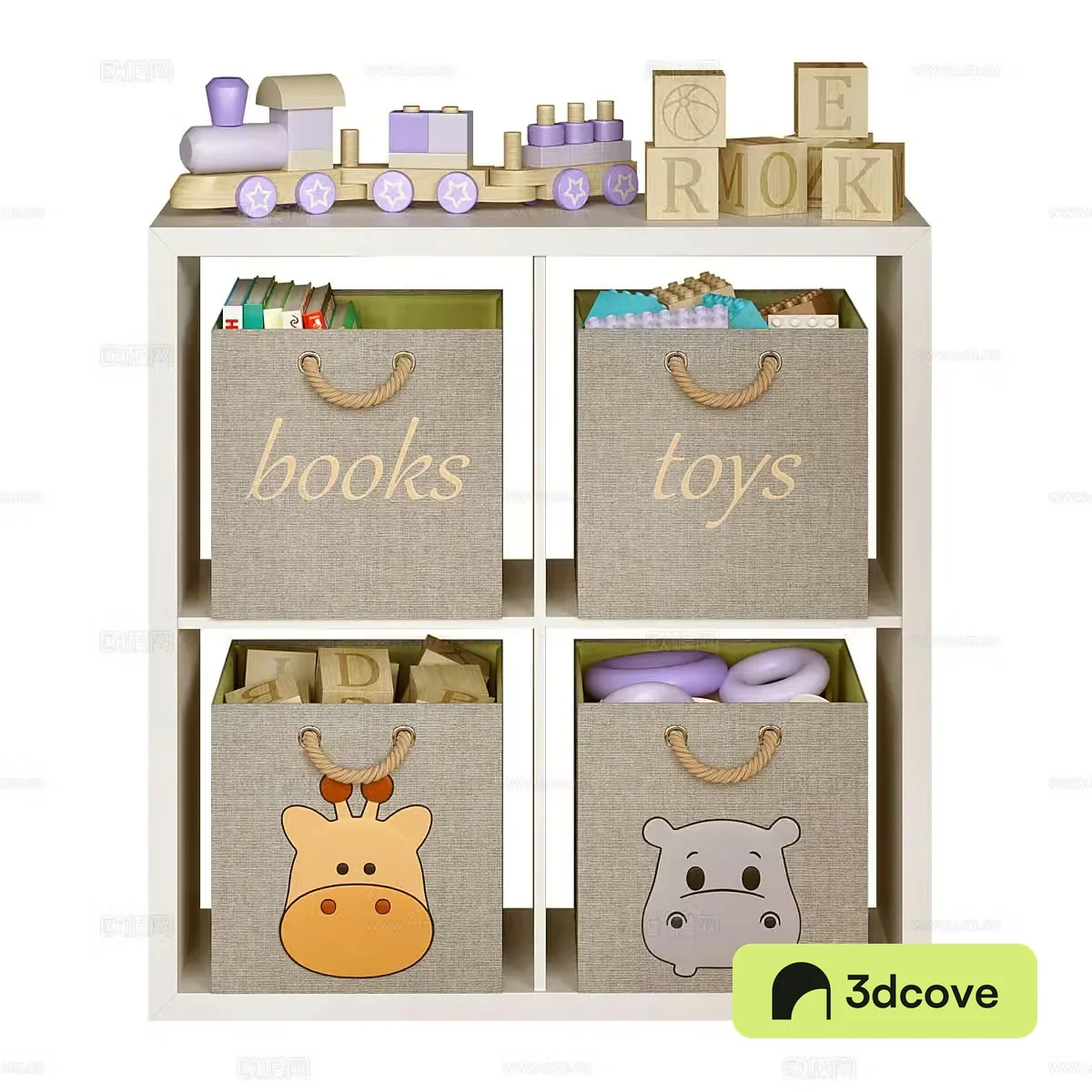 Modern children’s storage box