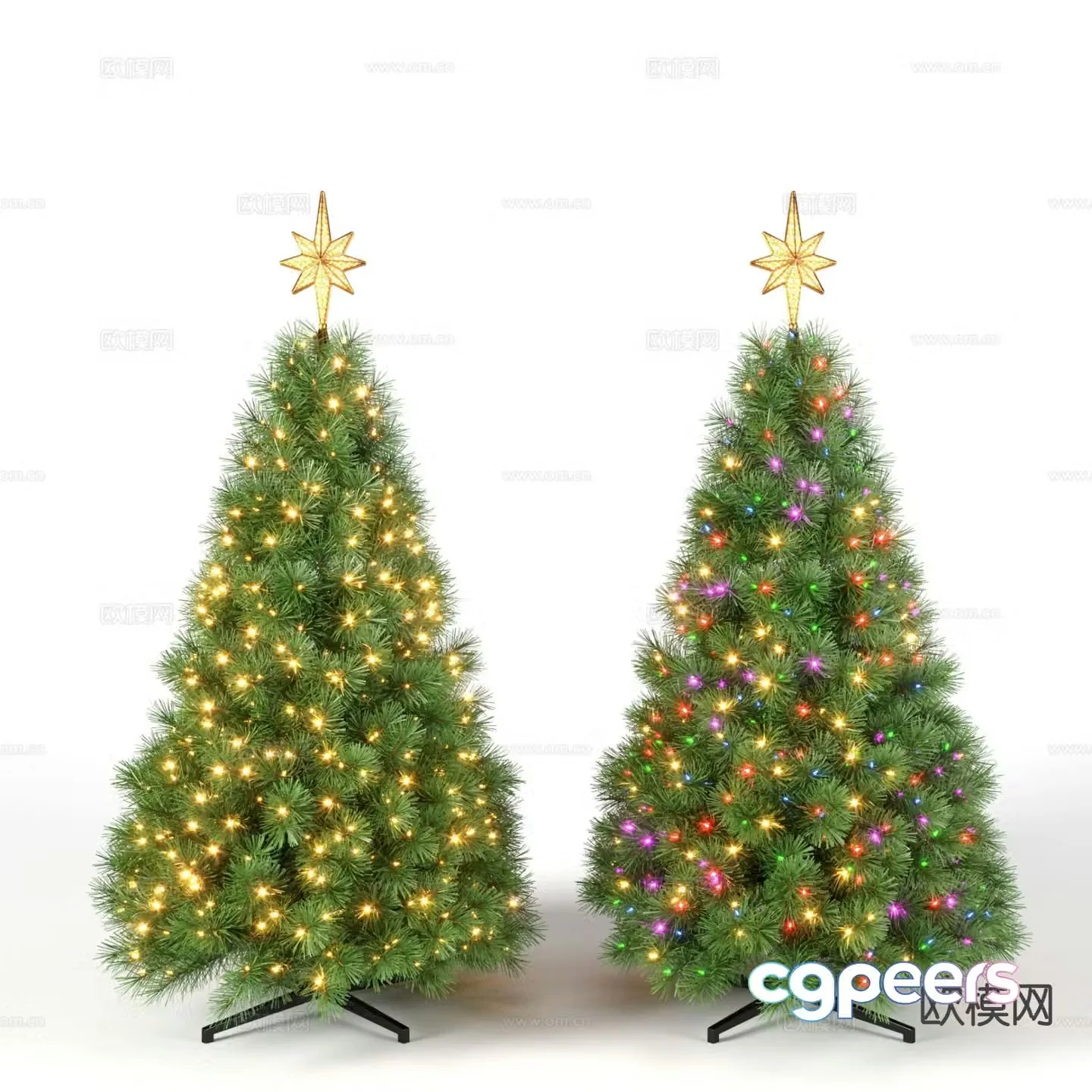 Christmas tree ornaments Christmas decoration 3D model
